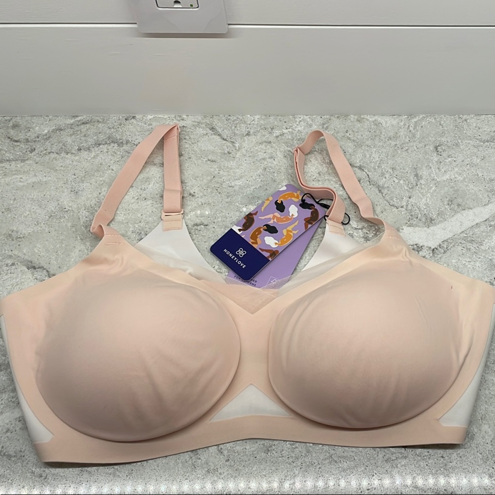 Honeylove Lift Crossover Bra with Adjustable Straps